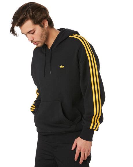 adidas hoodie black and gold